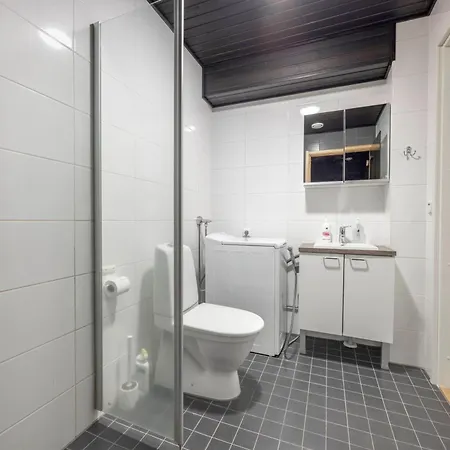 Skivillas 26 B 6 Lake View Incl Sauna, Balcony, Central Location דירה Ukkohalla