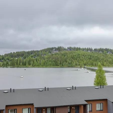 Skivillas 26 B 6 Lake View Incl Sauna, Balcony, Central Location * Ukkohalla